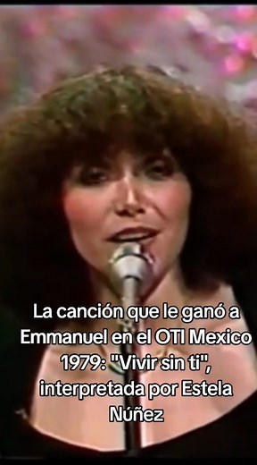Participación de Estela Núñez en el Festival OTI México 1979