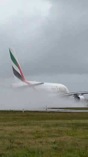 375K views · 10K reactions | Emirates Airbus A380-800 takeoff ....