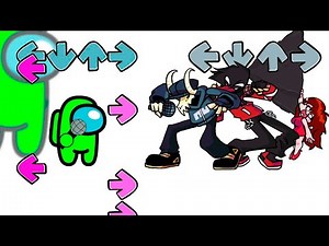 Mini Crewmate Kills 6 FNF Mods Characters| Friday Night Funkin' vs Among us | Week 4