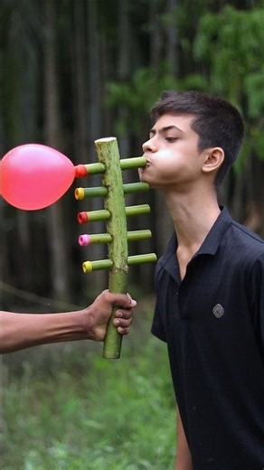 Amazing Nature DIY with Five Colorful Balloons