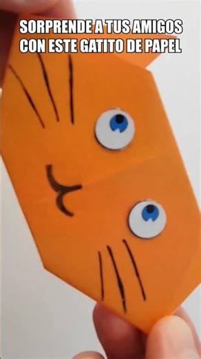 Este gatito de papel es demasiado tierno 🐱