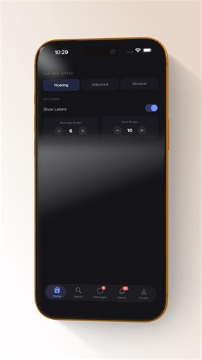 SwiftUI Animated Tab Bar — 3 Styles, Badge, Custom Tab Bar