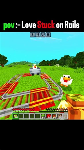 Chicken Date Gone Wrong 😭🥀 #minecraft