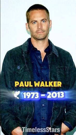 Paul Walker (1973–2013) – A Legend Who Drove Fast and Loved Fearlessly 🕊 #paulwalker