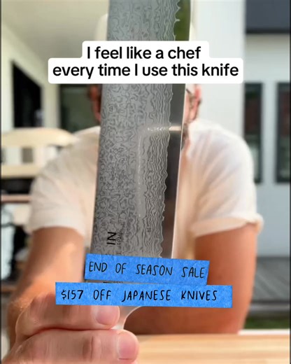The right knife changes everything. Our Japanese Knives (that are actually made in Seki, Japan) are trusted by top chefs worldwide. Designed for durability, balance, and razor-sharp precision, they bring professional craftsmanship to your home. During our End of Season Sale, this Knife Set with Knife Block is $157 off (25% savings). | Made In Cookware
