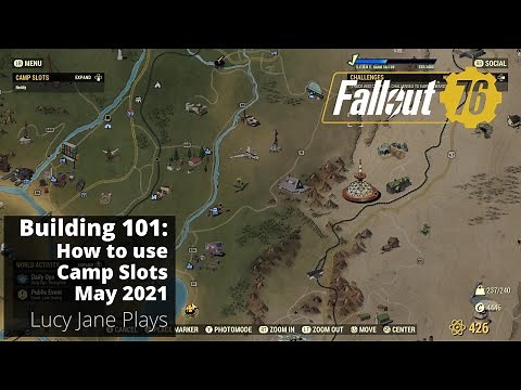 Fallout 76 - Building 101 - How to use camp slots
