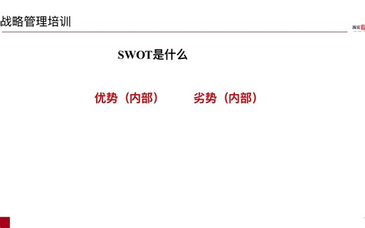 如何用SWOT工具来做战略匹配和战略选择【案例】