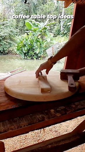 18K views · 112 reactions | Coffee table round top with a sturdy bridging #fblifestyle #coffeetabletopideas #furnituremaker | Manny Gildo | Facebook