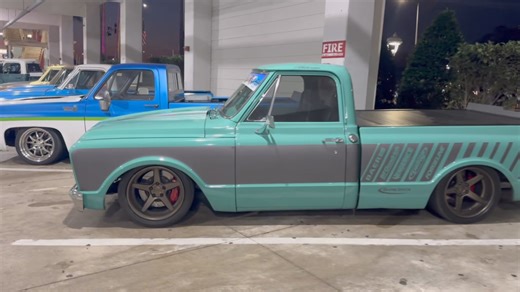 74K views · 1.4K reactions | 5 SICK Pro Touring C10’s at Cruisin’ The Coast 2024 #sickslammedtrucks | SICK Slammed Trucks | Facebook