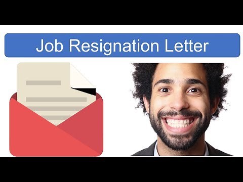 JOB RESIGNATION LETTER - Sample Letter and Word Template