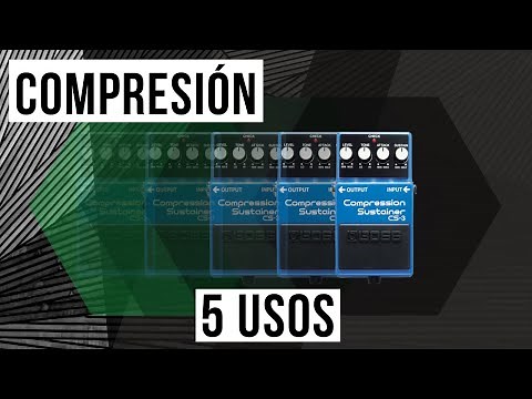 5 USOS de un PEDAL de COMPRESIÓN | BOSS CS-3