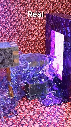 15K views · 71 reactions | Minecraft Vs Real simulation in the nether  #relsvidoe #doubleminecraft #satisfying #viralpost #relaxing #minecraftminecraft | SM20³d | Facebook