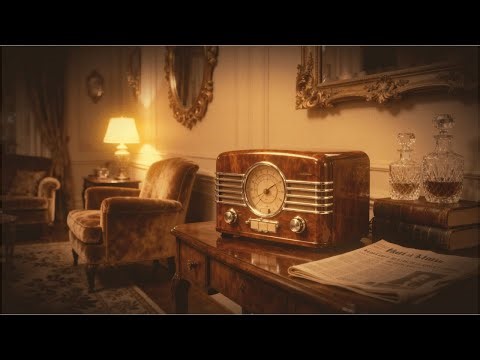Vintage Radio Playing 1940's Instrumental Music - Mix of Upbeat and Slow - Relax or Dance