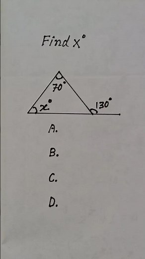 Angle of Triangle 📐 Geometry Problem#triangle#angle#easymaths