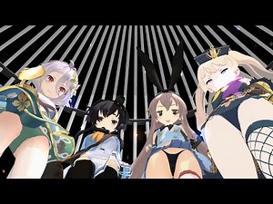【MMD】 Ghost Dance- Kokoro, USS Bache, Shimakaze, tokitsukaze | HD
