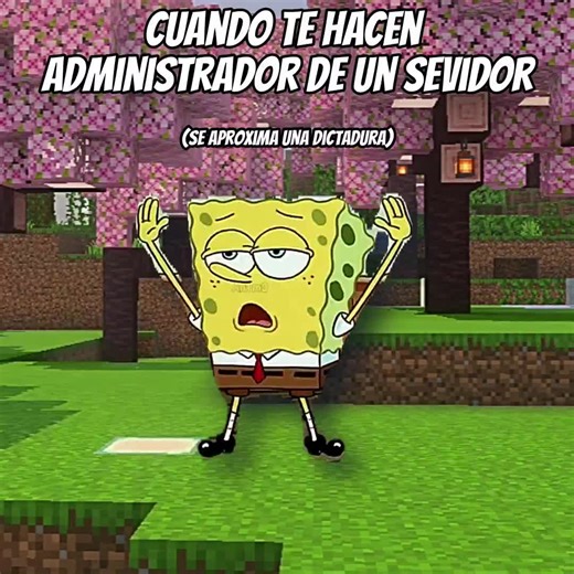Sanchez Orihuela Edgar Anibal on Instagram: "Cuando te dan todo el poder y te corrompes. #minecraft #bobesponja #servidor"