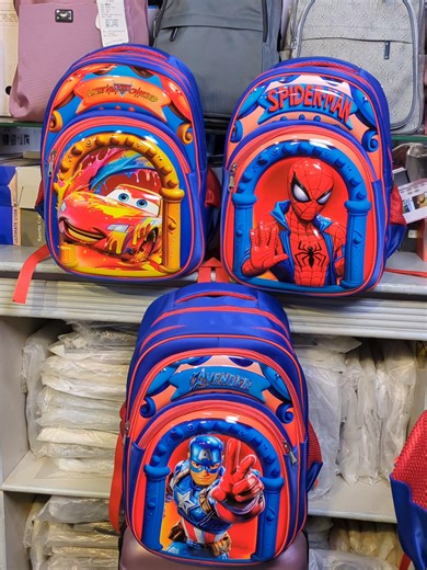 Kids School bags 🎒 Boys School bags | 3D Cartoon characters bags For Kids | Boys Bags Quality product ✨ Washable ⚡ Import Quality 🌟 Water proof 👌 PKR 2400 or 2200 Bag Buddy 🥀 #foryou #trending #schoolbag #viralvideo #kids