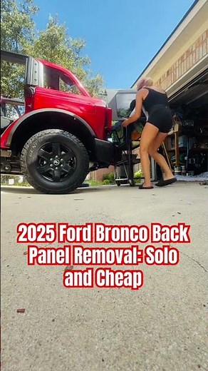 2025 Bronco Back Panel Removal #Bronco #fyp