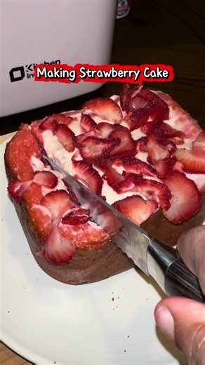Delicious Strawberry Cake Made with a Bread Maker