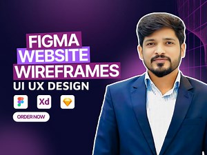 Ux wireframes, figma design and clickable prototypes
