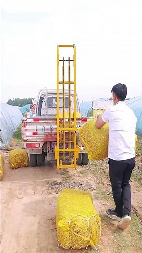 wheat straw bales packaging machine hoist -Good practical tools to share
