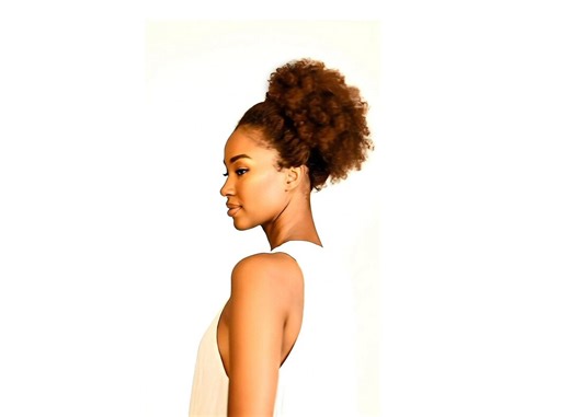 Curly Afro Puff Drawstring Ponytail Bun Extension Auburn Brown - Etsy
