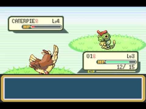 Pokémon FireRed - Where To Catch Caterpie