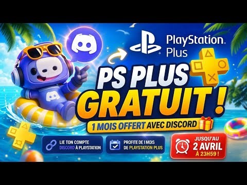 Comment avoir 1 mois de PlayStation Plus GRATUIT avec Discord (Tuto 2026)