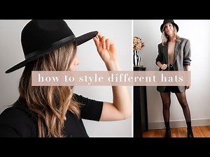 How to Style Hats for Fall / Winter | Timeless Outfit Ideas with Hats | by Erin Elizabeth