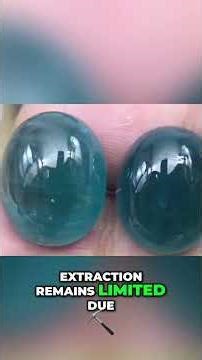 Grandidierite: Madagascar's Rare Gemstone Treasure Revealed #shorts