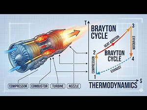 Powering Jets: The Physics of the Brayton Gas Turbine Cycle