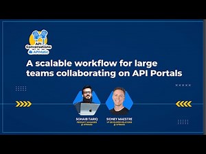 A scalable workflow for large teams collaborating on API Portals