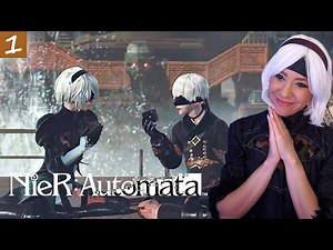 FIRST EVER PLAYTHROUGH! | NieR: Automata FULL Gameplay Part 1 | Fuzhpuzy