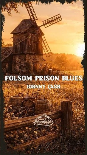 Johnny Cash - Folsom Prison Blues (Lyrics)