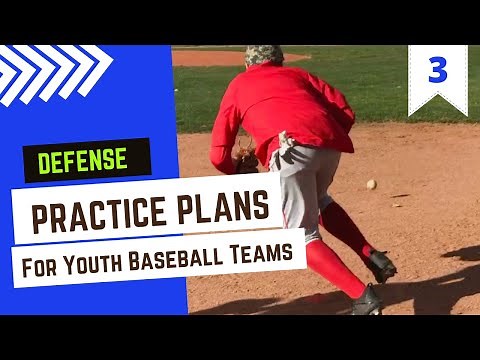 Defense Practice Plans for Youth Baseball Teams | #3