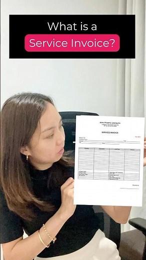 What is a Service Invoice?