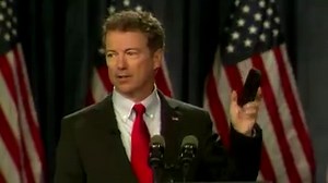 In his speech announcing his 2016 bid for the White House, Rand Paul said he would "immediately end this unconstitutional surveillance" of Americans' phone records. http://politi.co/1GIl9V1 | POLITICO