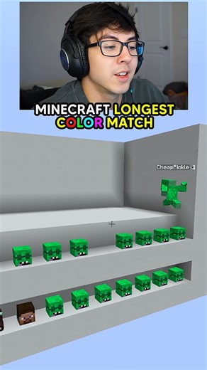 78K views · 356 reactions | How is it THIS FUNNY...藍藍Minecraft color match VS GIRLFRIEND #minecraft #shorts #minecraftshorts | Wallibear | Facebook
