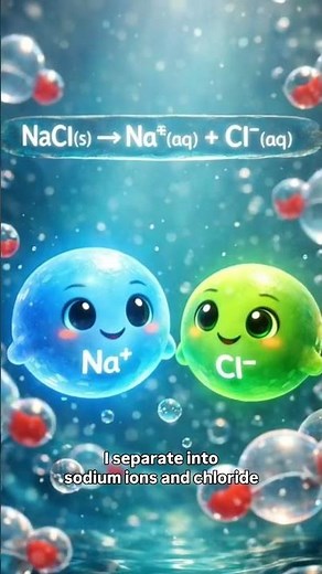 “Why Salt Dissolves in Water | Simple Chemistry Animation”