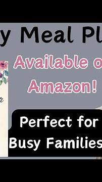 Weekly Meal Planner for Beginners (So easy to use!)