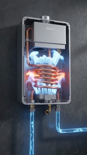 🔥 How Does a Water Heater Heat Water So FAST? The Science Explained!