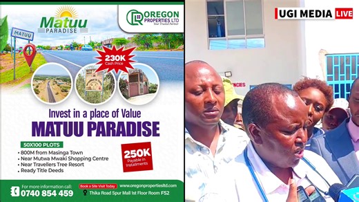 JIMMY IRUNGU ADDRESING KENYANS IN MURANGA HOSPITAL TOGETHER WITH GOVERNOR KANGATA | ŨGĨ Media