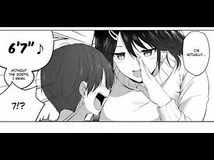 3 - tall girl friend cómic grown #growth #anime #tallgirl #tallgirlfriend 