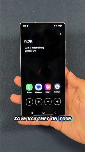 How to Automatically Save Battery on Your Samsung!