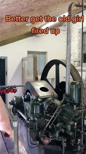 #foryou #foryoupage #fypシ #countryboy #ginger #woodsman #menatwork #sawmill #diesel #engine #engineering #vintage