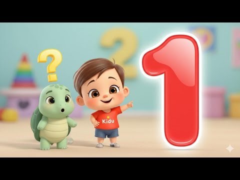 Learn Numbers 1 to 10 🔢 | Fun Counting Song for Toddlers | Kidu Learn & Sing