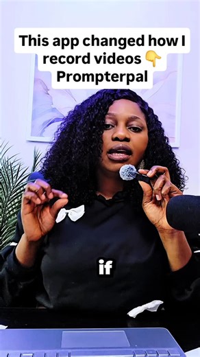 Celina Esiloko on Instagram: "Recording videos just got way easier 🎥 I’ve been using Prompterpal, a teleprompter app that helps you read your script naturally while recording, no awkward pauses, no memorizing lines. Perfect for creators, presenters, educators, and anyone who wants clean, confident videos. 🎬✨ #Teleprompter #Prompterpal #contentcreators #videotip"