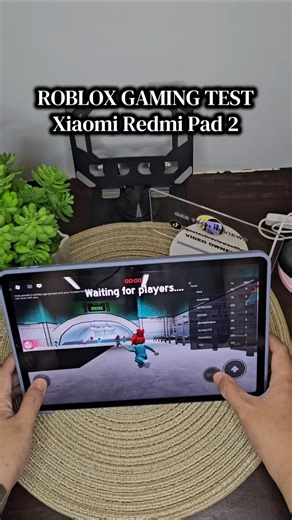 Redmi Pad 2 Roblox Gaming Test - Tablet from Xiaomi, 11 Inch 2.5K Resolution Display, Helio G100