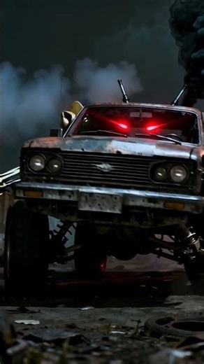 "Hell-Raiser: When a Monster Truck Transforms Into a Terrifying Robot!"