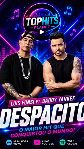 Luis Fonsi ft. Daddy Yankee Despacito TopHits Planet #Shorts #TopHitsPlanet #Top10DoMundo #Despacito